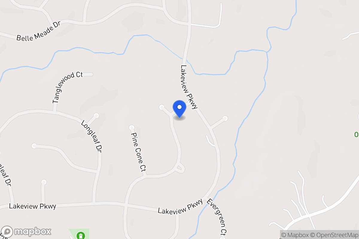 Map of 8177 N Pine Cone Dr