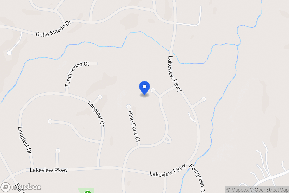 Map of 8183 Pineview Ct