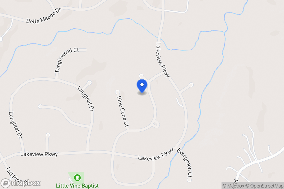 Map of 8186 N Pine Cone Dr