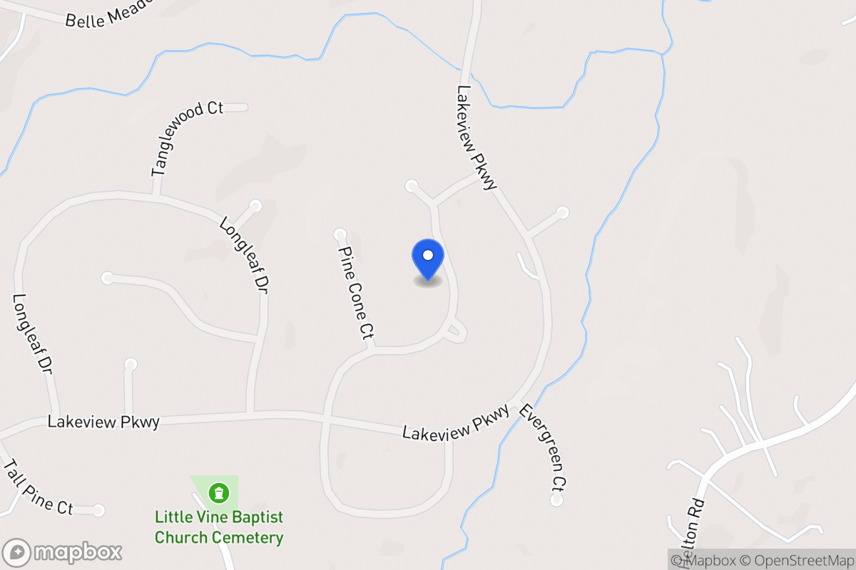 Map of 8188 N Pine Cone Dr