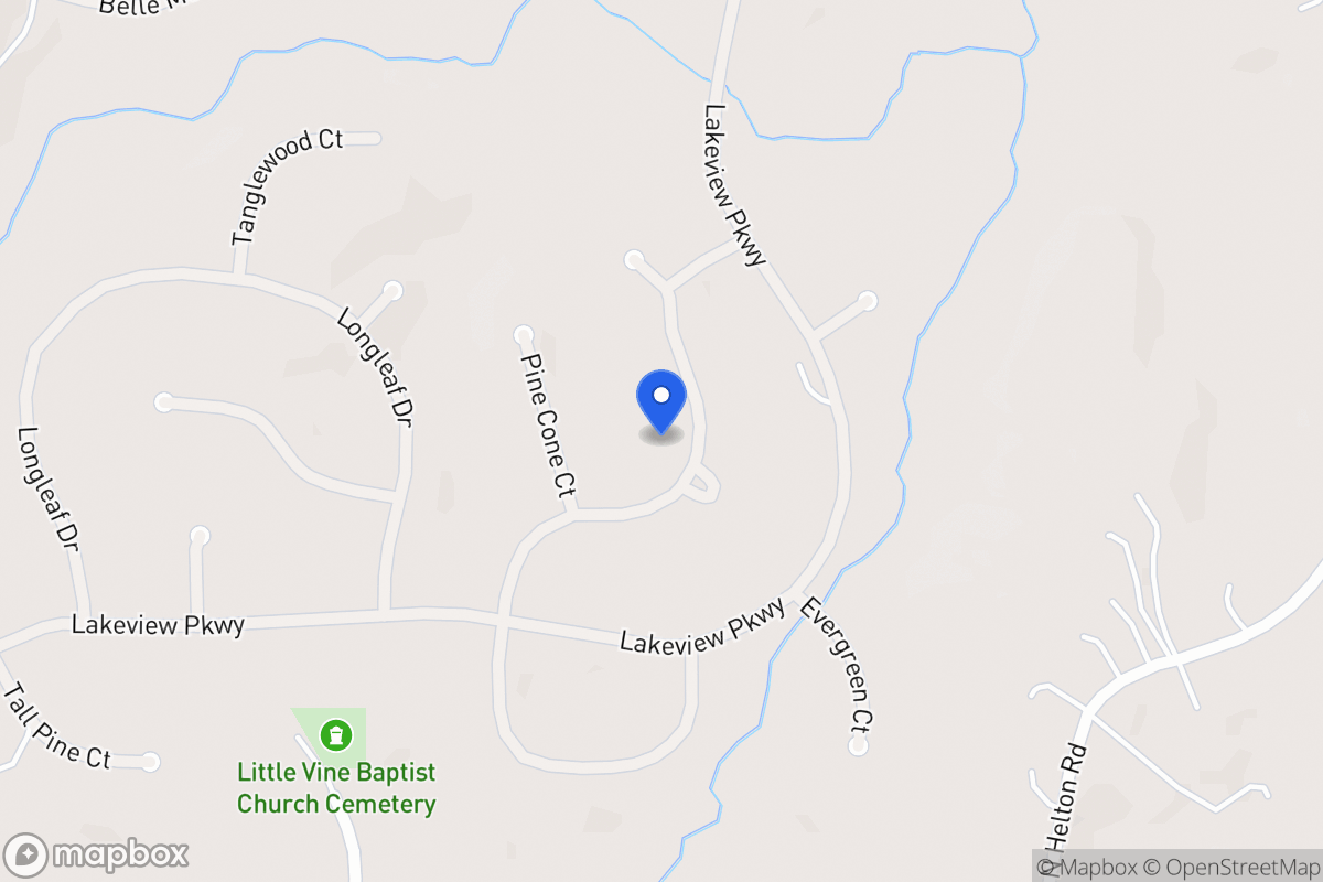 Map of 8189 N Pine Cone Dr