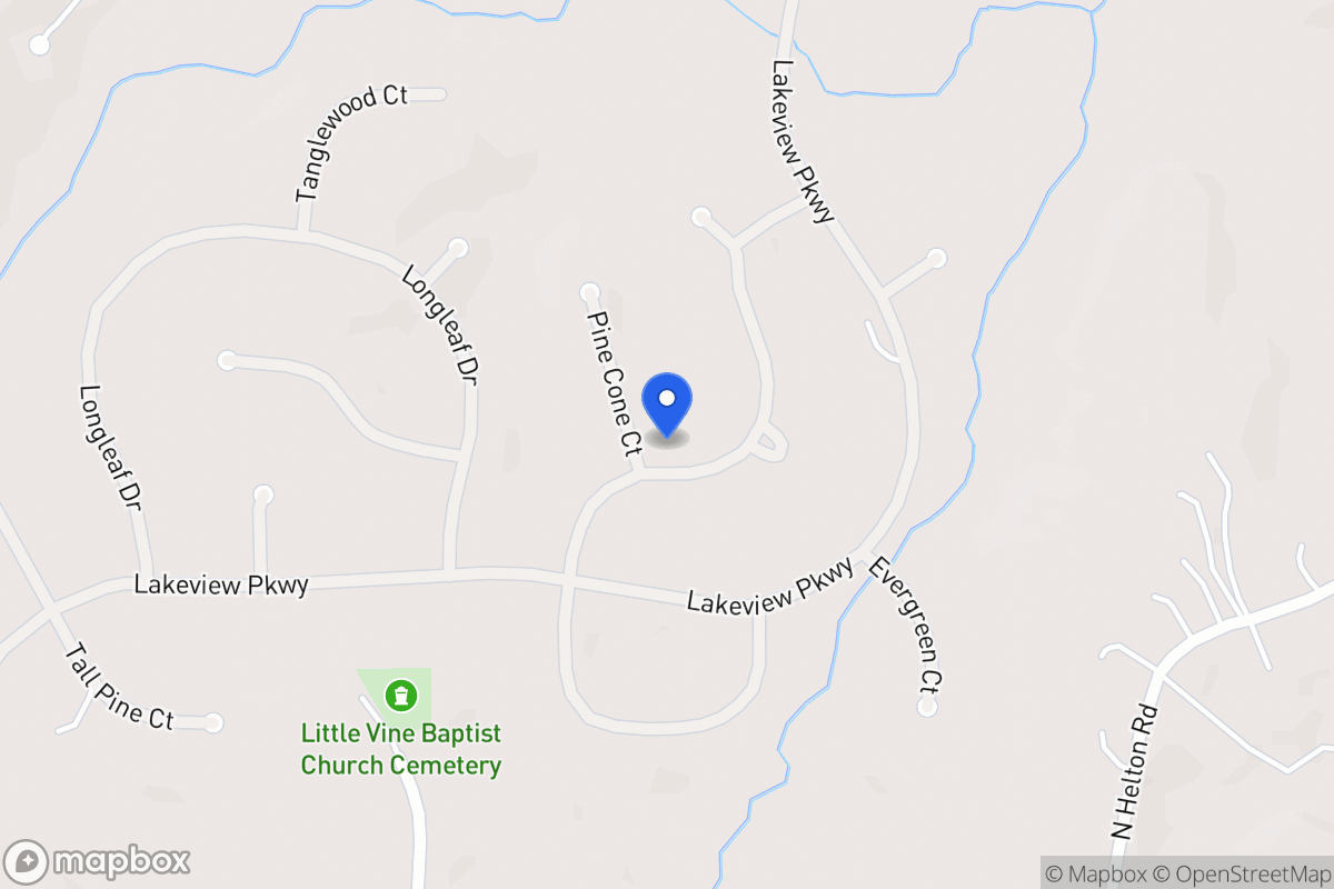 Map of 8192 Pine Cone Ct