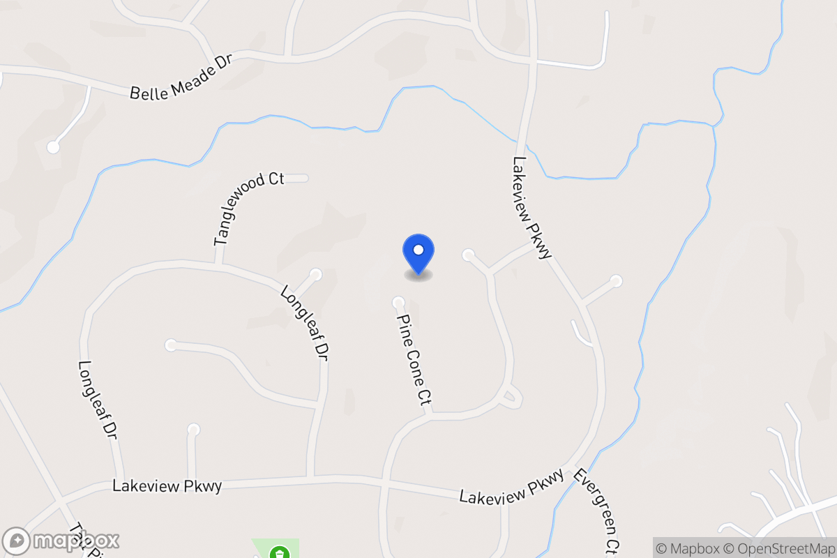 Map of 8198 Pine Cone Ct