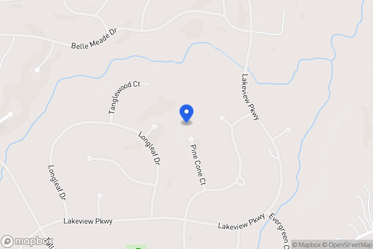 Map of 8199 Pine Cone Ct
