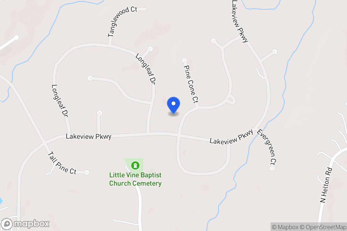 Map of 8208 N Pine Cone Dr