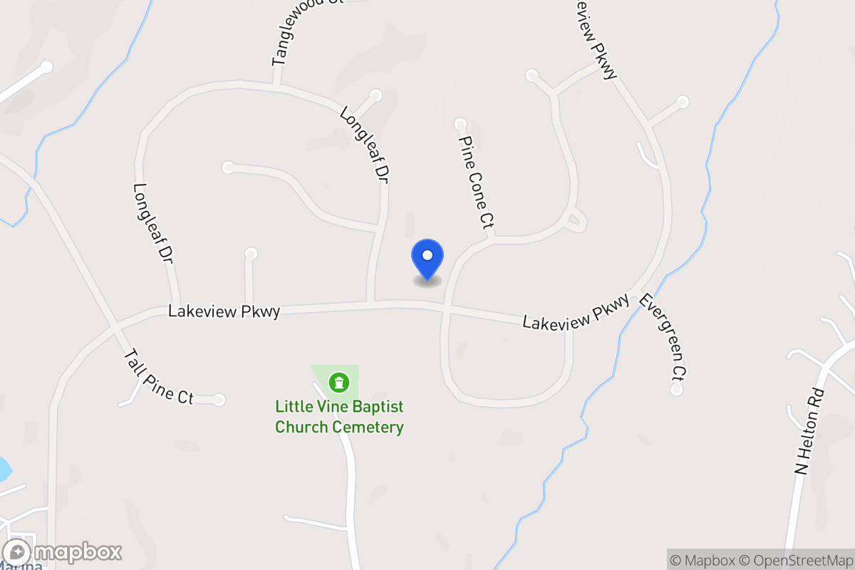 Map of 8209 N Pine Cone Dr