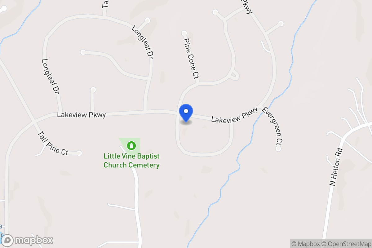 Map of 8210 S Pine Cone Dr