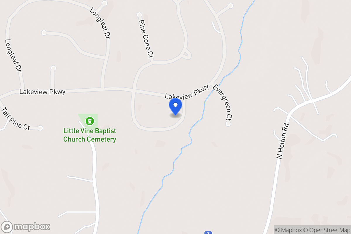 Map of 8215 S Pine Cone Dr
