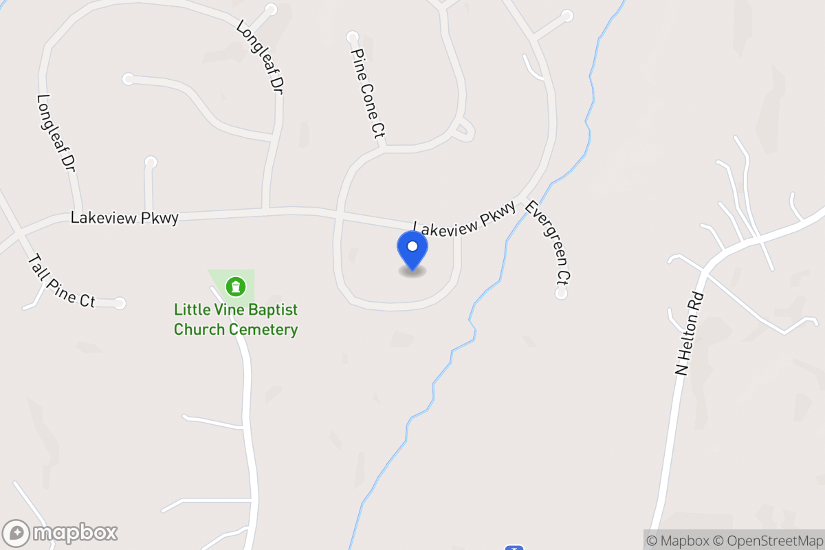 Map of 8216 S Pine Cone Dr