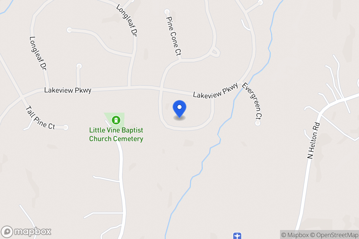 Map of 8218 S Pine Cone Dr