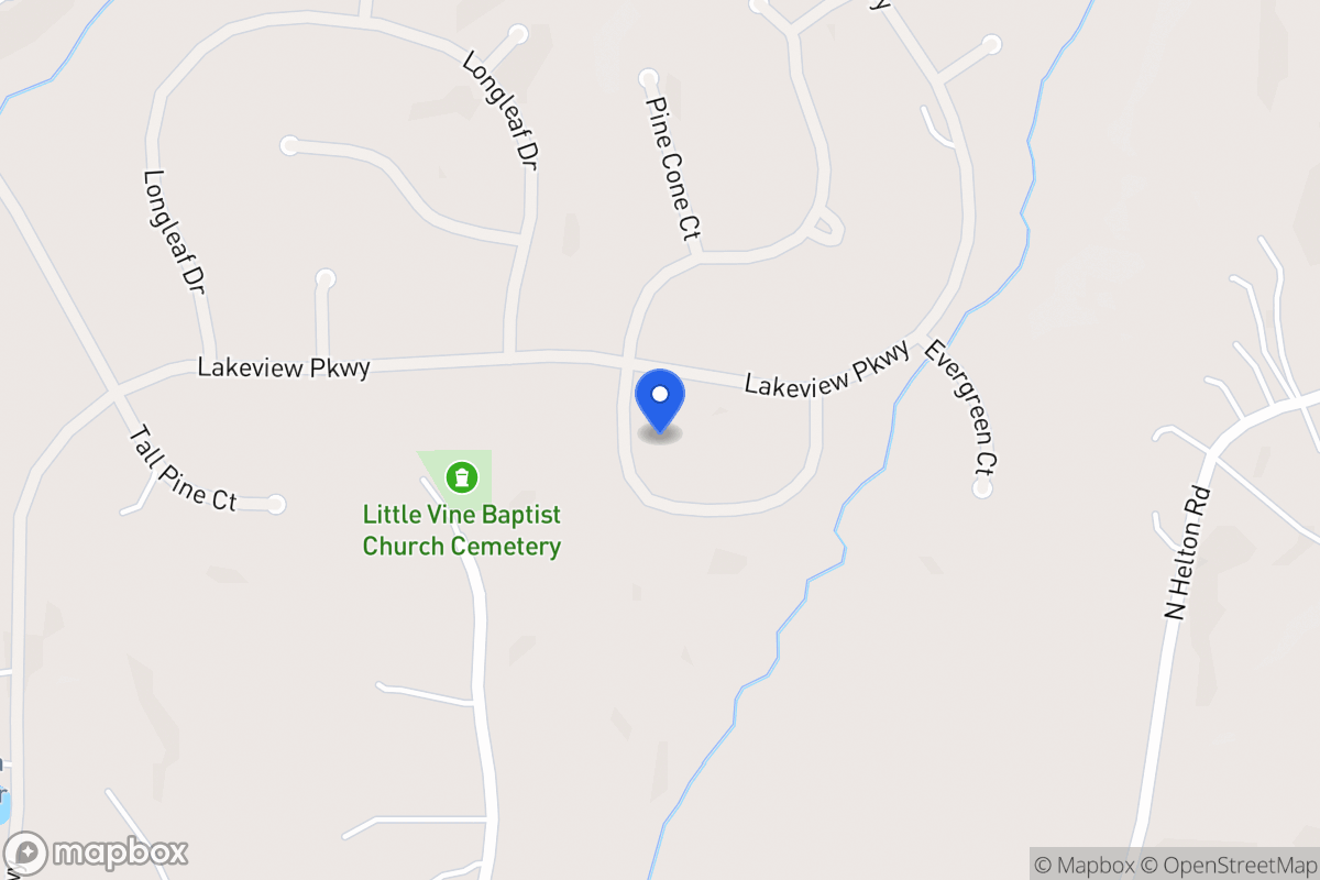 Map of 8220 S Pine Cone Dr