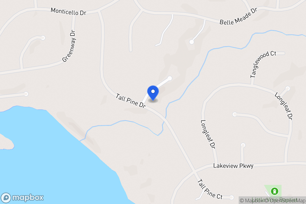 Map of 8221 Tall Pine Terr