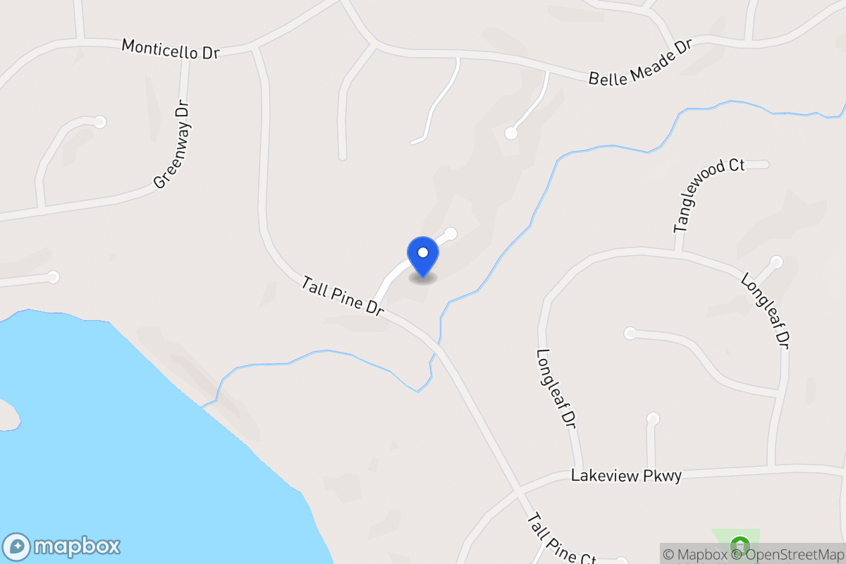 Map of 8222 Tall Pine Terr