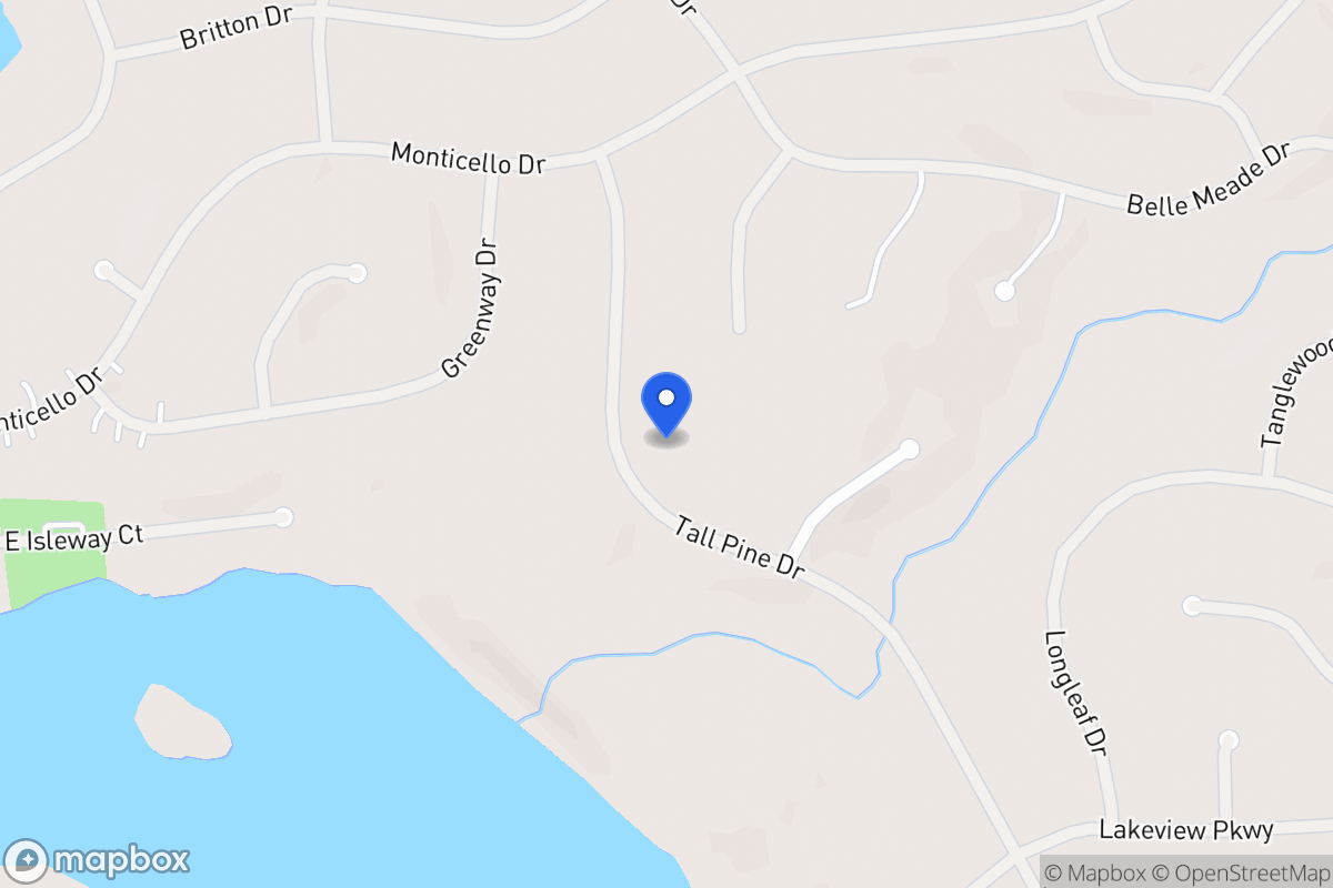 Map of 8234 Tall Pine Dr