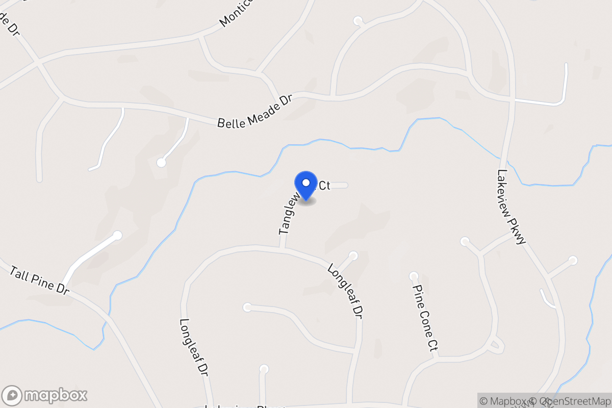 Map of 8235 Tanglewood Ct
