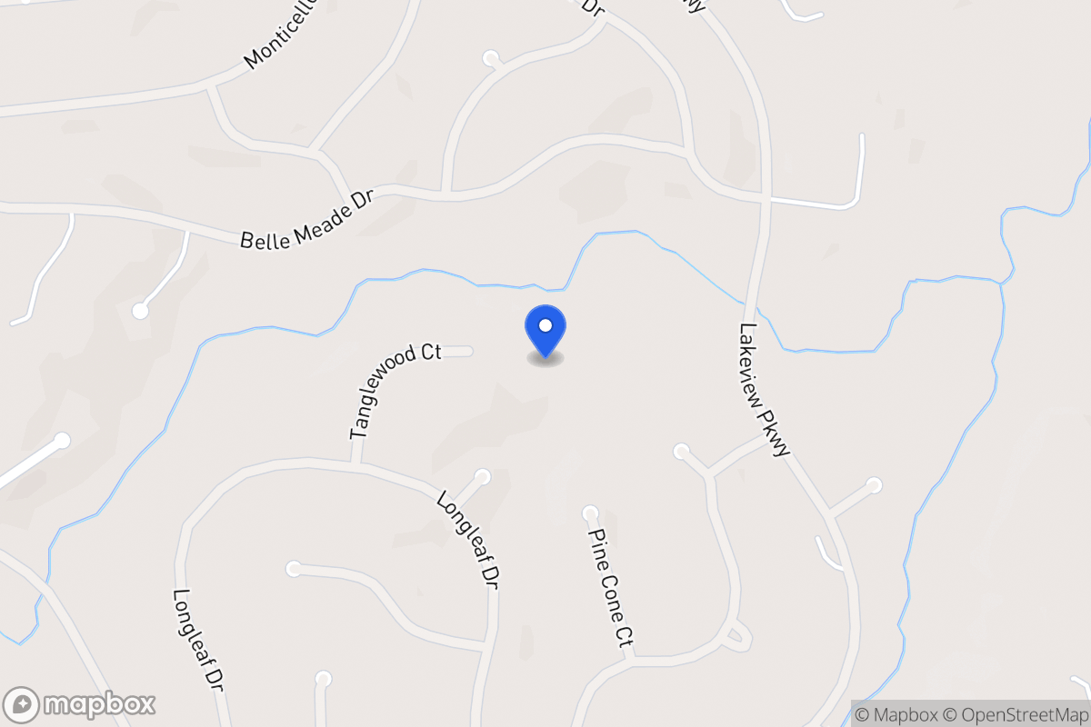 Map of 8240 Tanglewood Ct