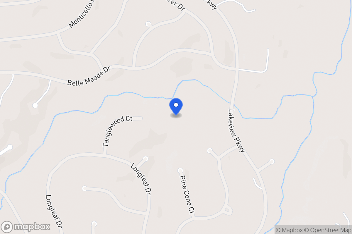 Map of 8241 Tanglewood Ct