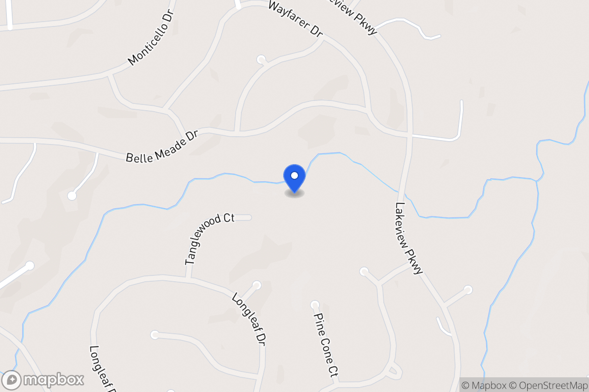 Map of 8242 Tanglewood Ct