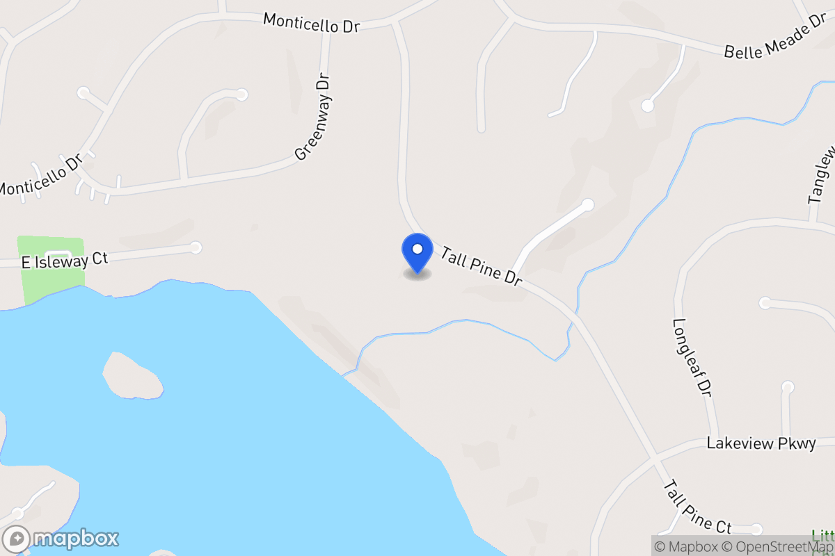 Map of 8251 Tall Pine Dr