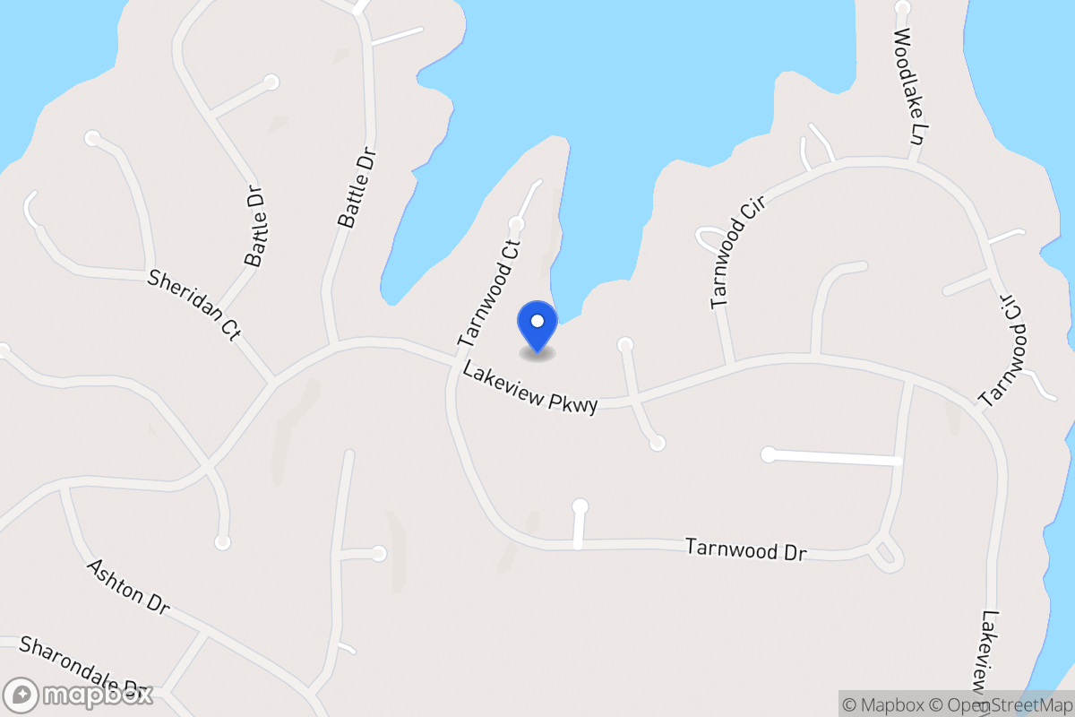 Map of 9018 Lakeview Pkwy