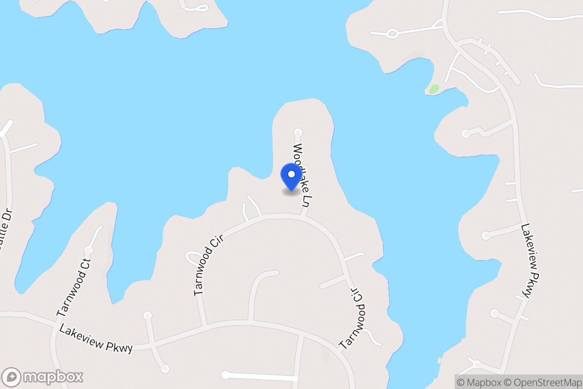 Map of 9046 Woodlake Ln