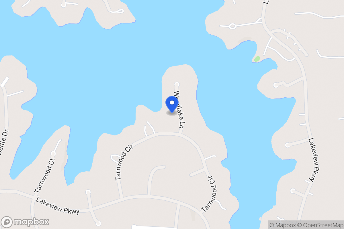 Map of 9047 Woodlake Ln