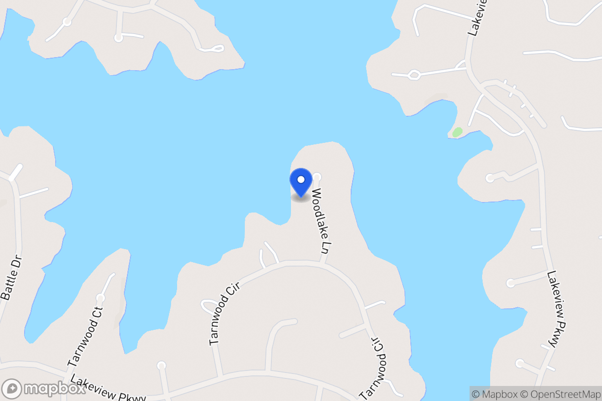 Map of 9049 Woodlake Ln
