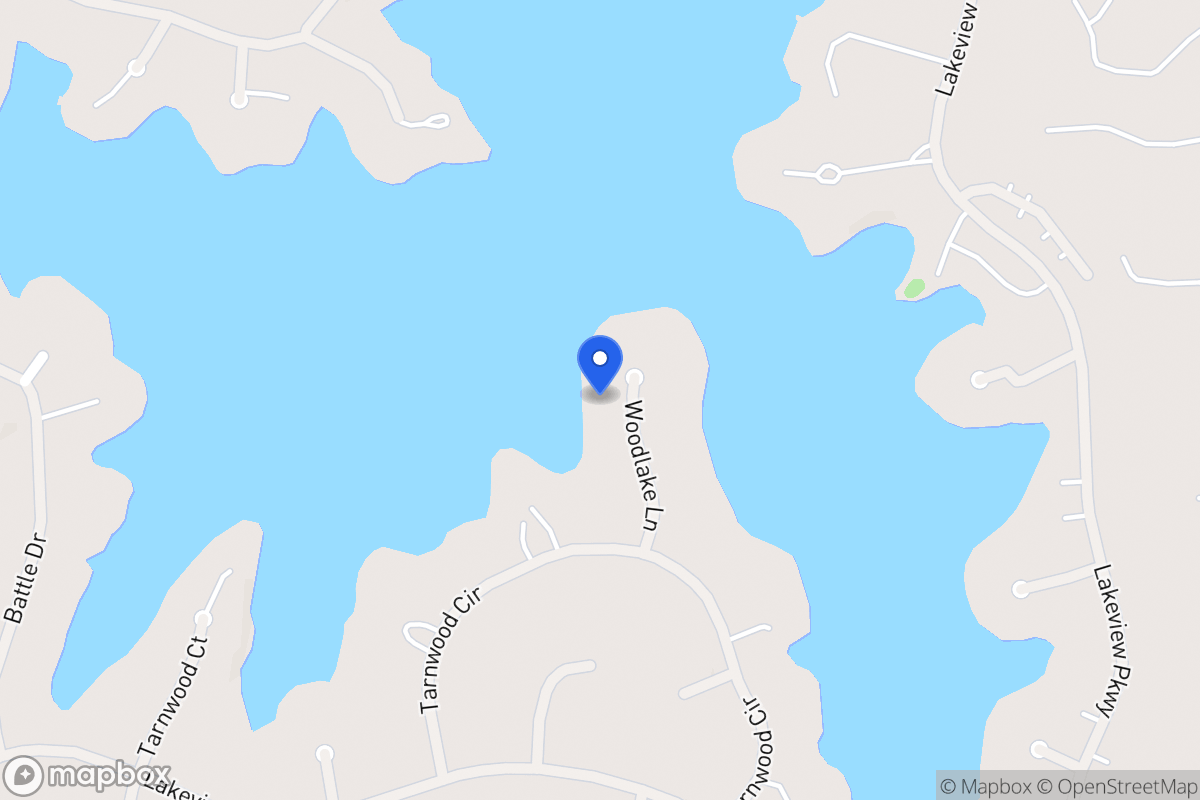 Map of 9050 Woodlake Ln
