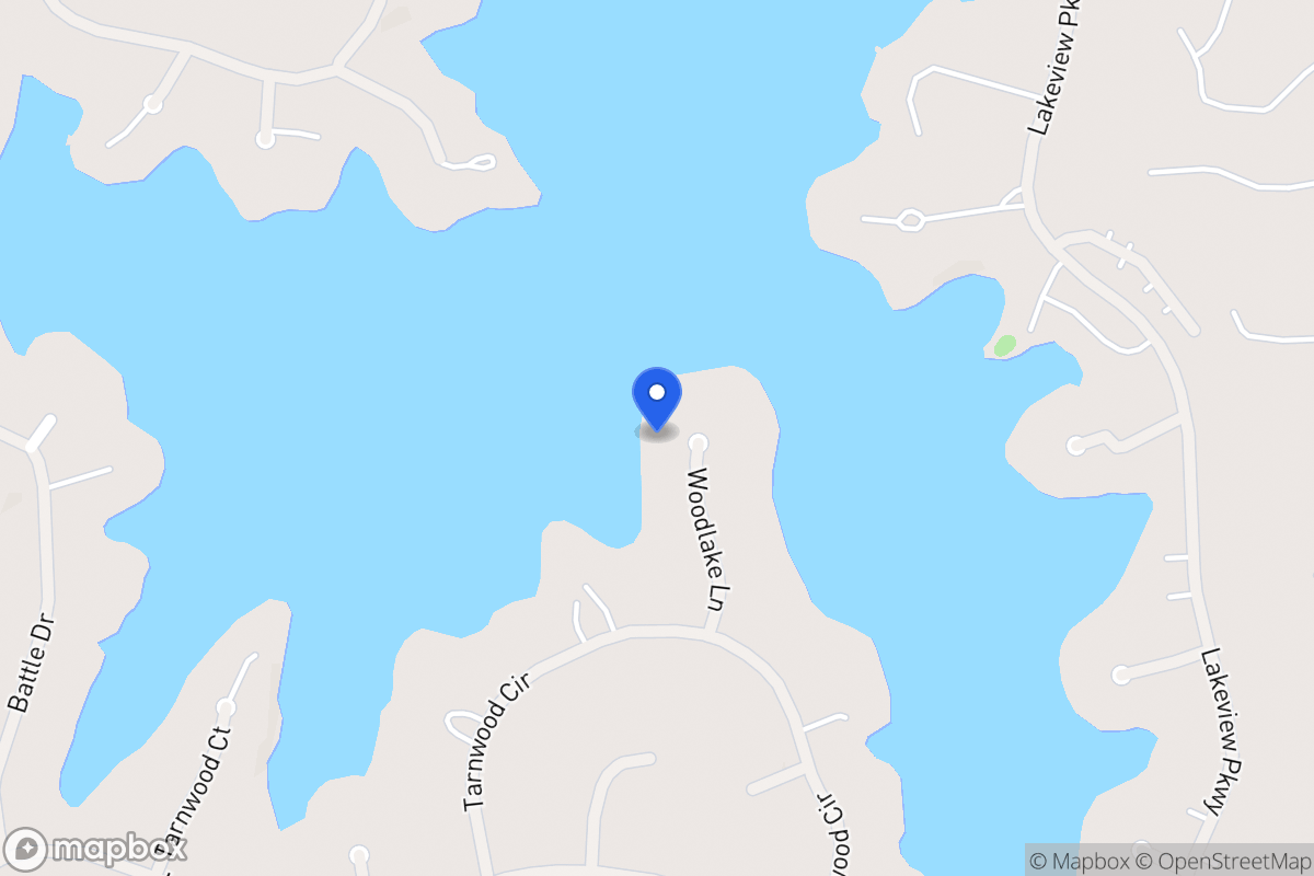Map of 9051 Woodlake Ln