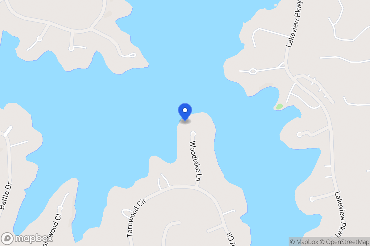 Map of 9052 Woodlake Ln