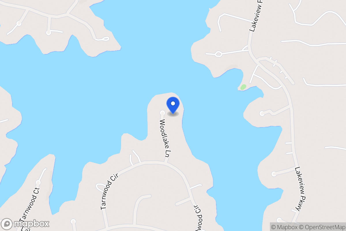 Map of 9055 Woodlake Ln