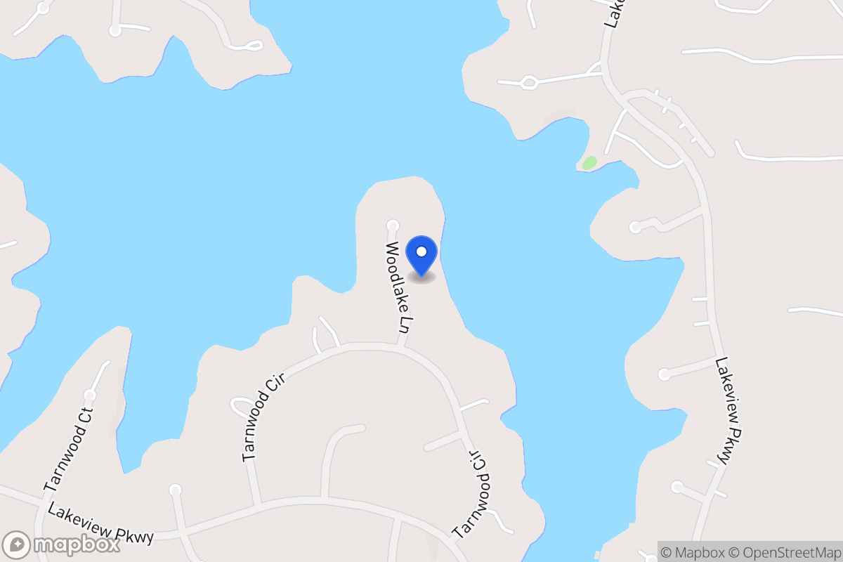 Map of 9058 Woodlake Ln