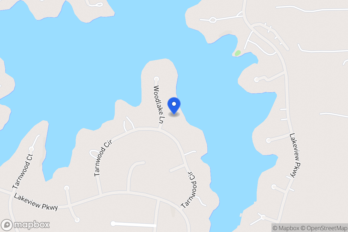 Map of 9060 Woodlake Ln