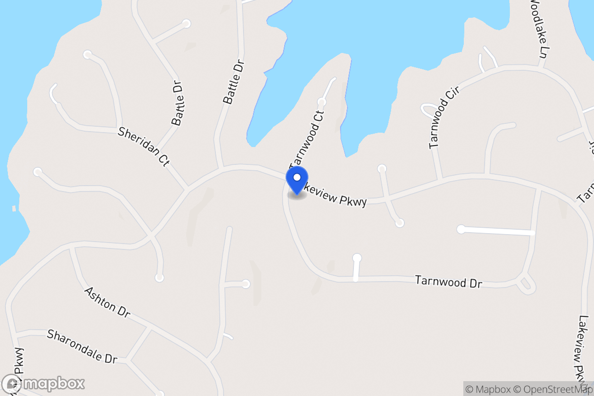 Map of 9129 Lakeview Pkwy