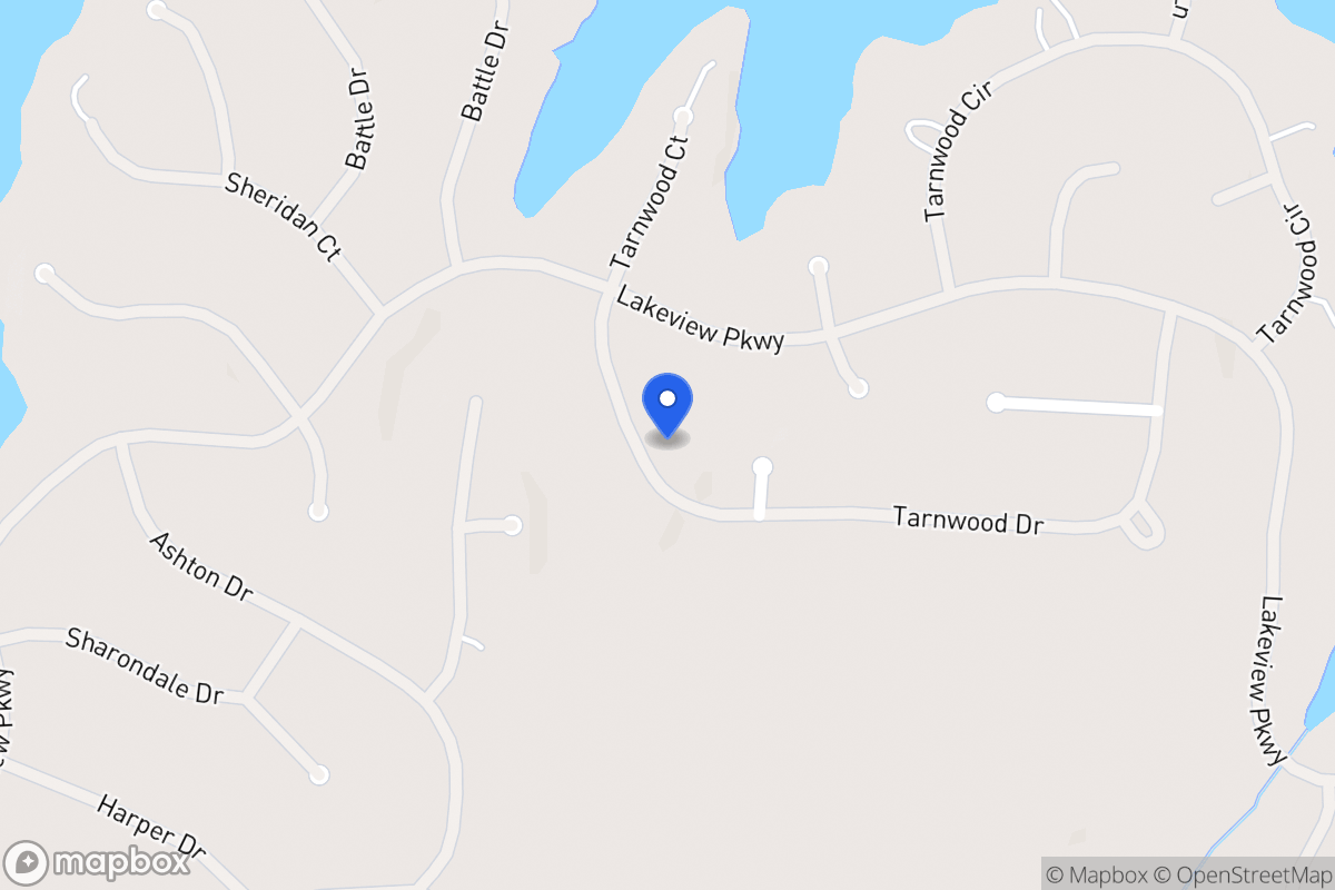 Map of 9133 Tarnwood Ln