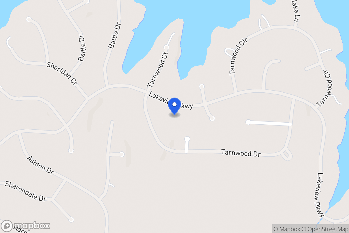 Map of 9187 Lakeview Pkwy