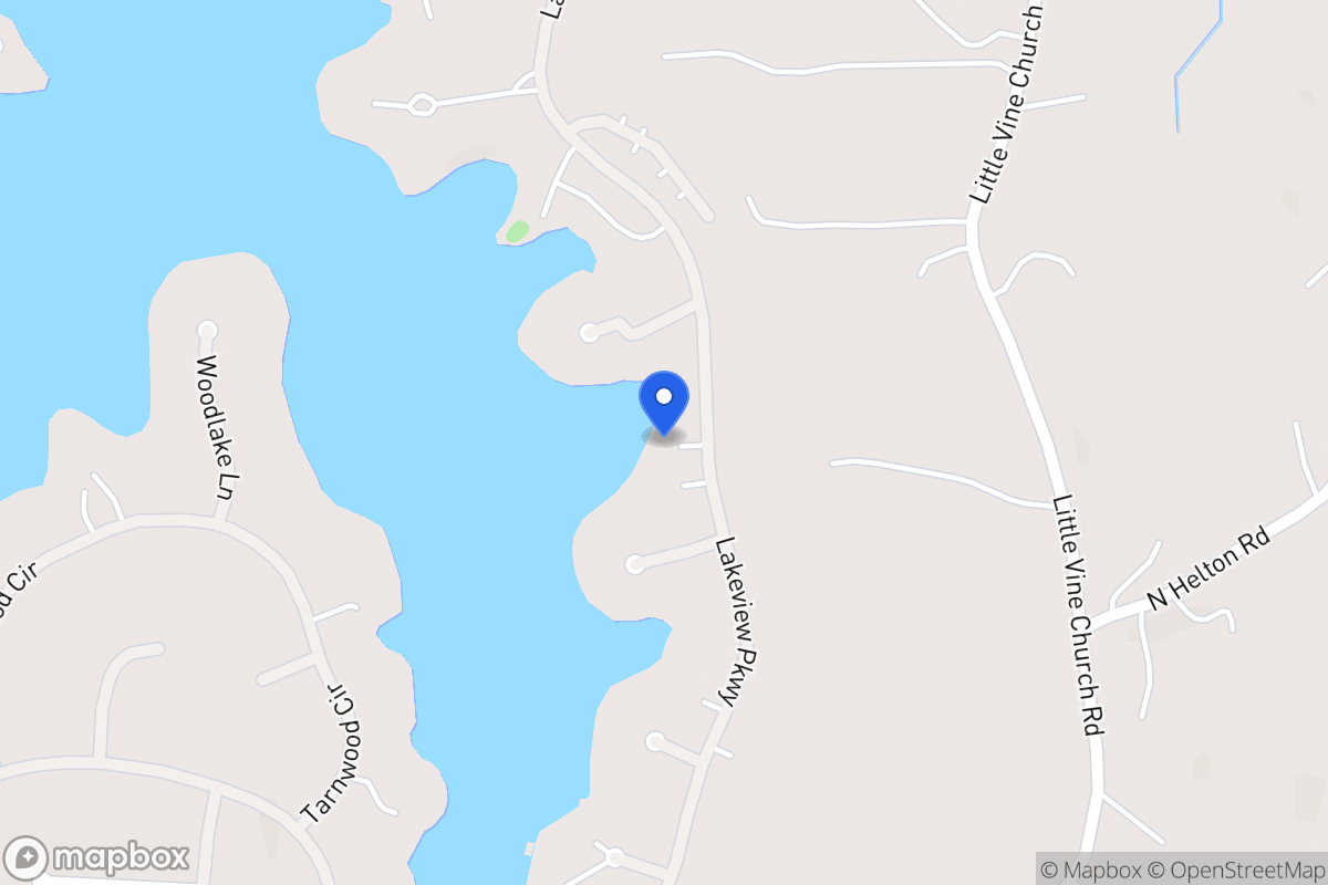 Map of 10123 Lakeview Pkwy