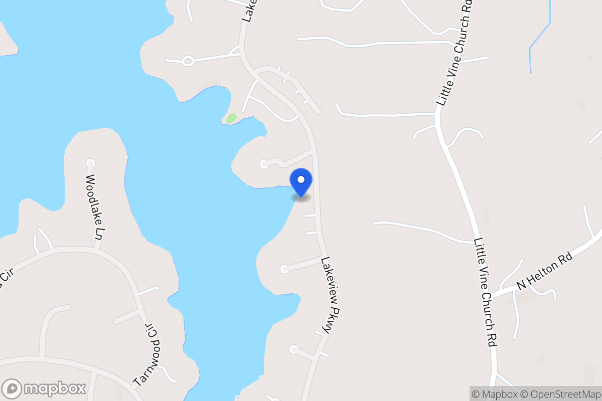 Map of 10124 Lakeview Pkwy