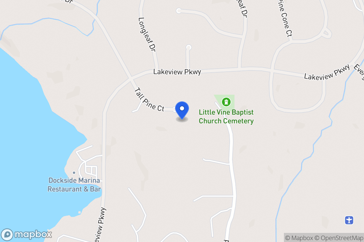 Map of 10206 Tall Pine Ct