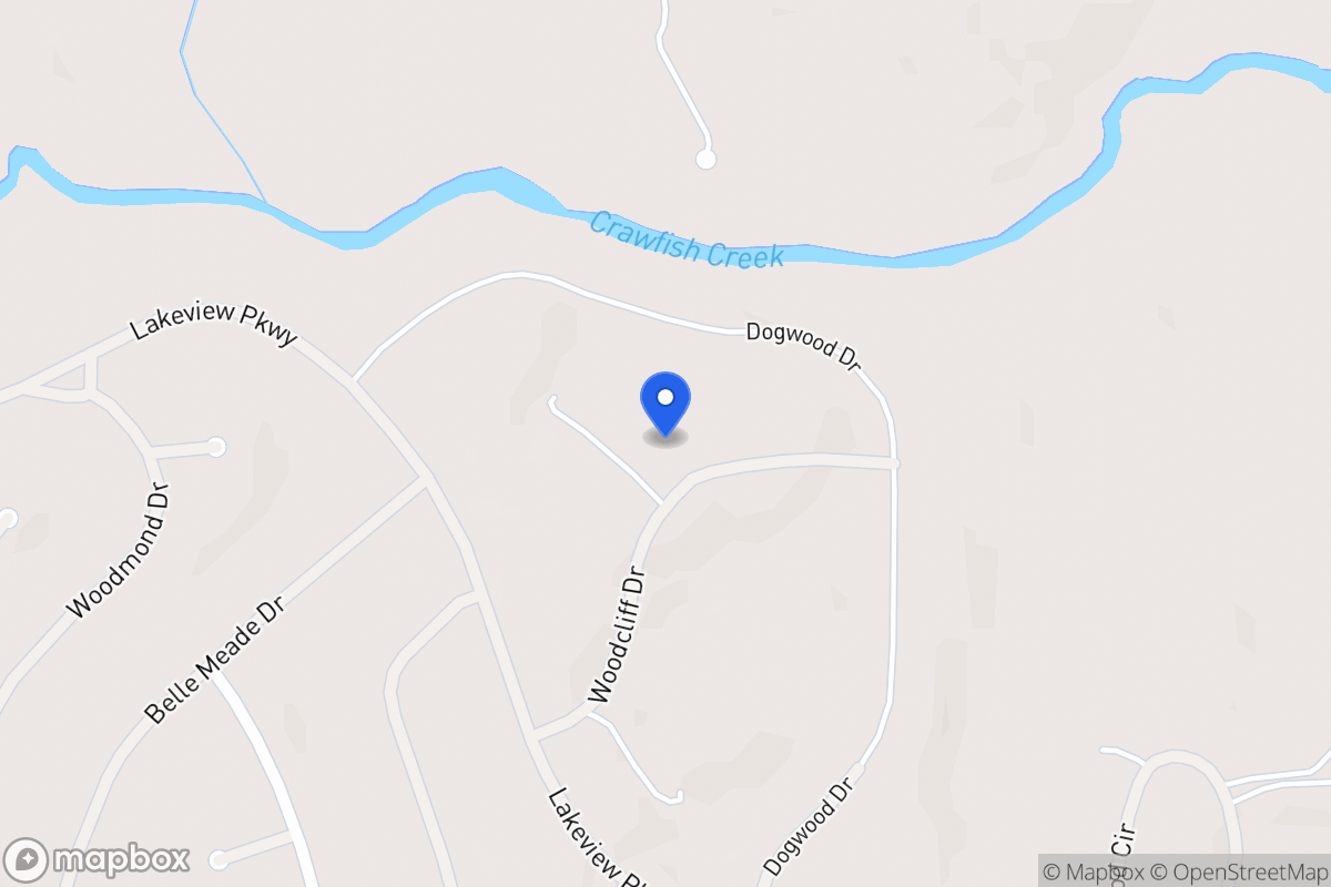 Map of 5571 Woodcliff Dr