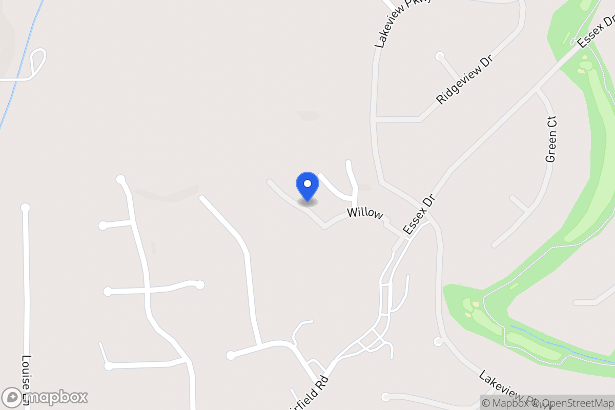 Map of 404 Willow Way