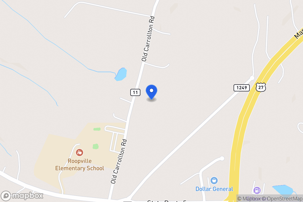 Map of 125 Old Carrollton Rd