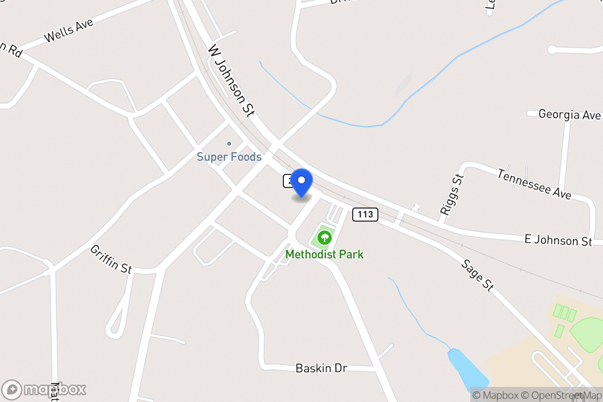 Map of 321 Sage St