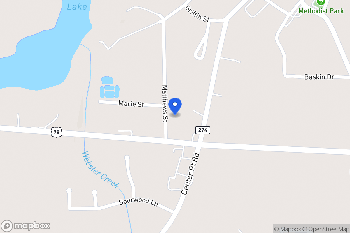 Map of 110 Matthews St