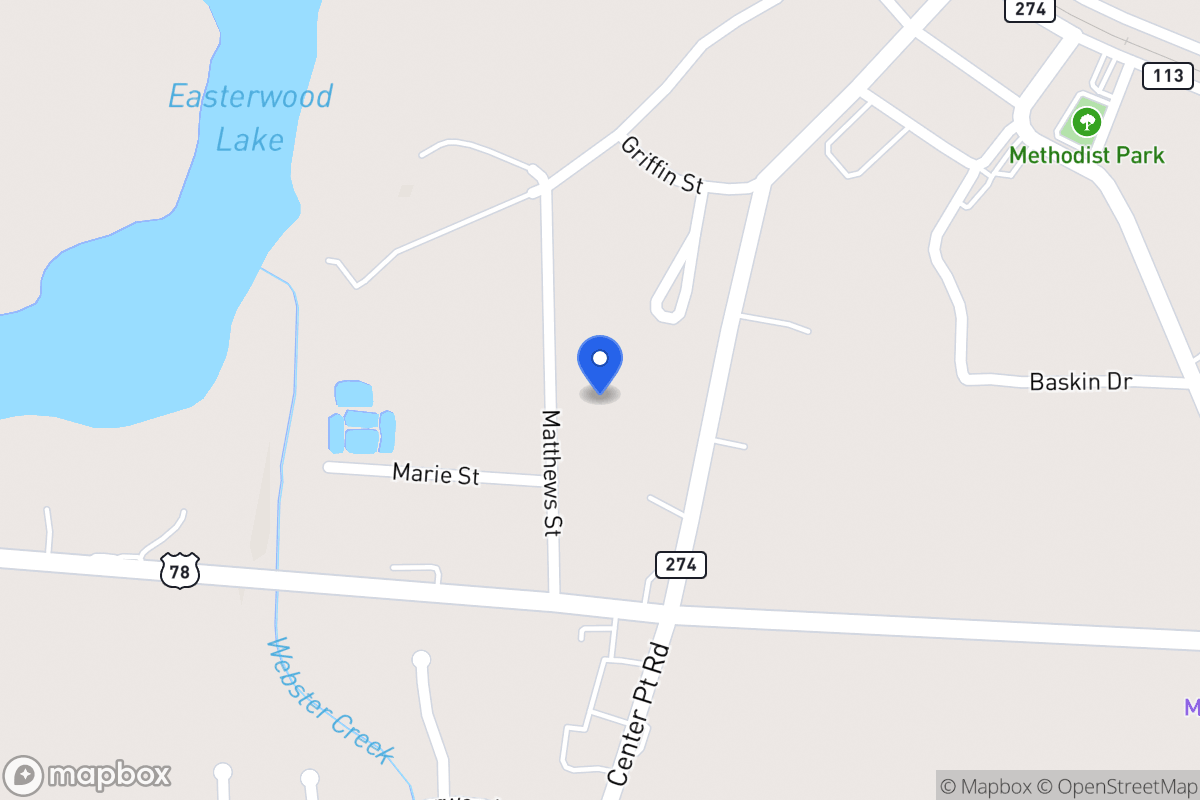 Map of Matthews St