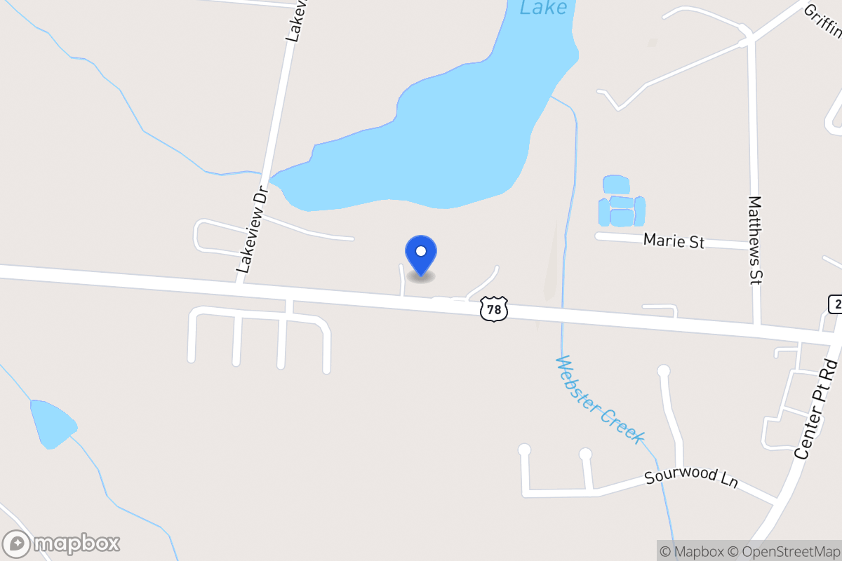 Map of 393 W 78 Hwy