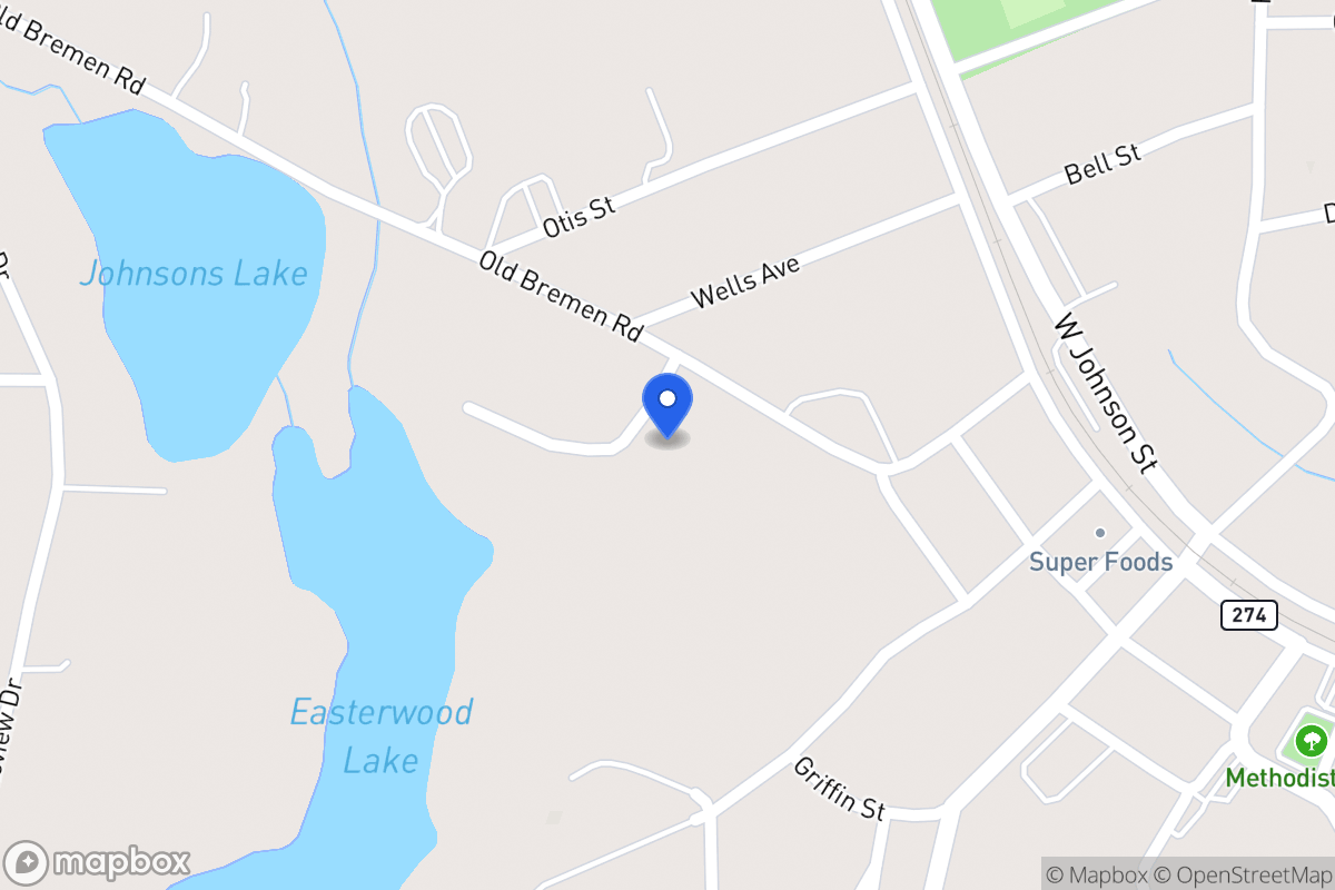 Map of 104 Old Bremen Rd
