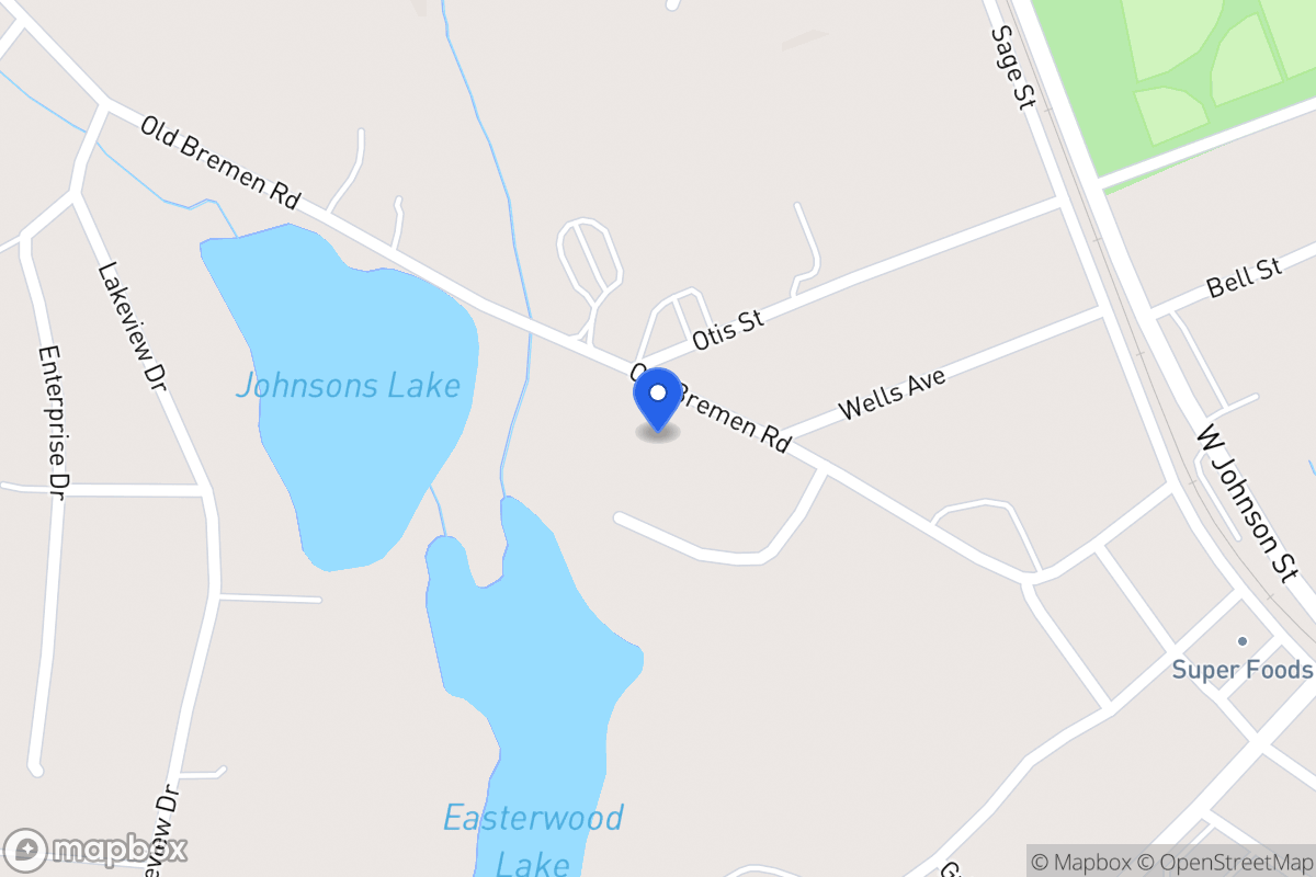 Map of 166 Old Bremen Rd