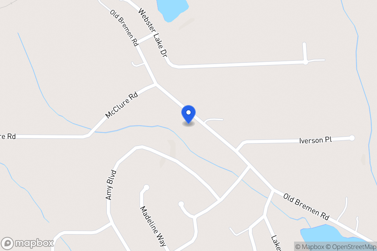 Map of 470 Old Bremen Rd