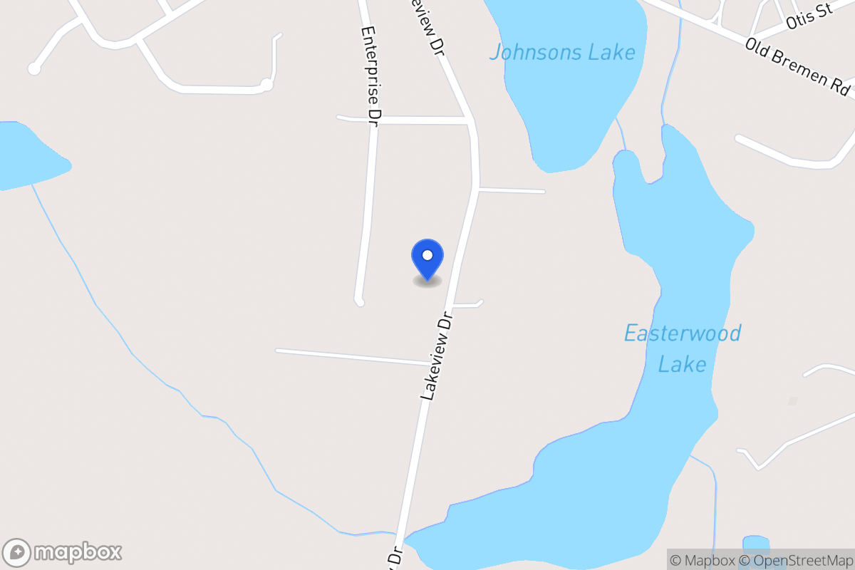 Map of 203 Lakeview Dr